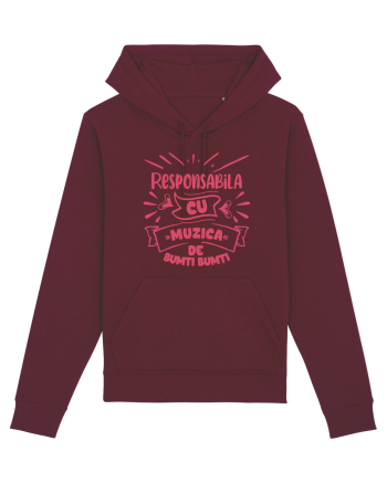 Responsabila cu muzica de bumti bumti Burgundy