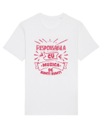 Responsabila cu muzica de bumti bumti Tricou mânecă scurtă Unisex Rocker