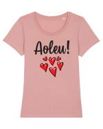 De petrecere - Aoleu Tricou mânecă scurtă guler larg fitted Damă Expresser