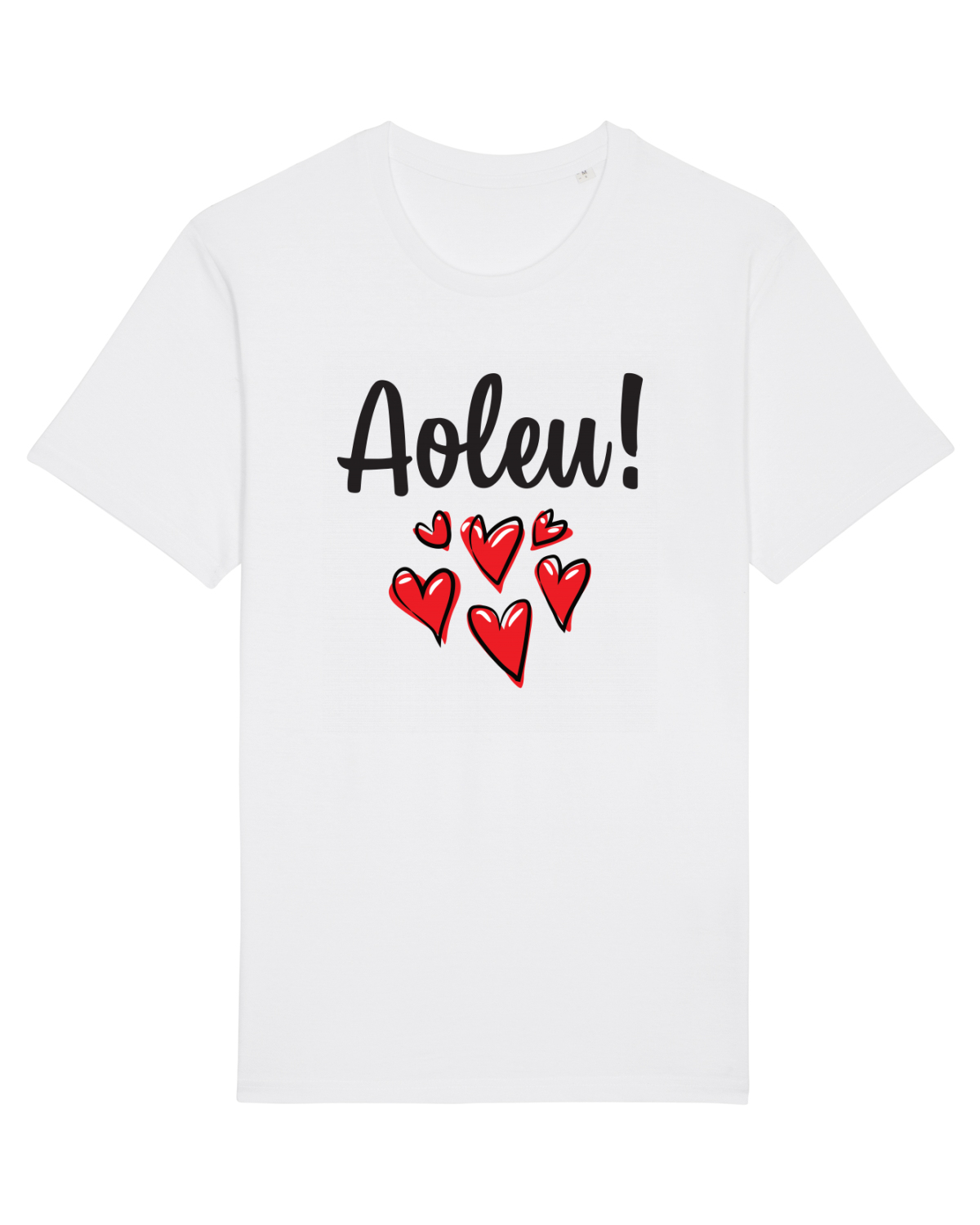 Tricou mânecă scurtă Unisex Rocker White