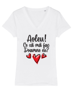 De petrecere - Aoleu ce să mă fac Tricou mânecă scurtă guler V Damă Evoker