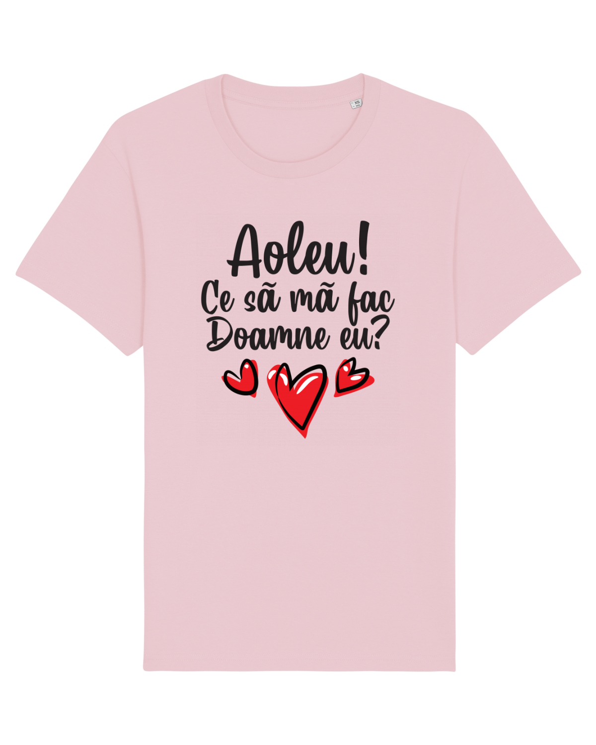 Tricou mânecă scurtă Unisex Rocker Cotton Pink