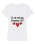 De petrecere - Ce să mă fac Doamne eu Tricou mânecă scurtă guler V Damă Evoker