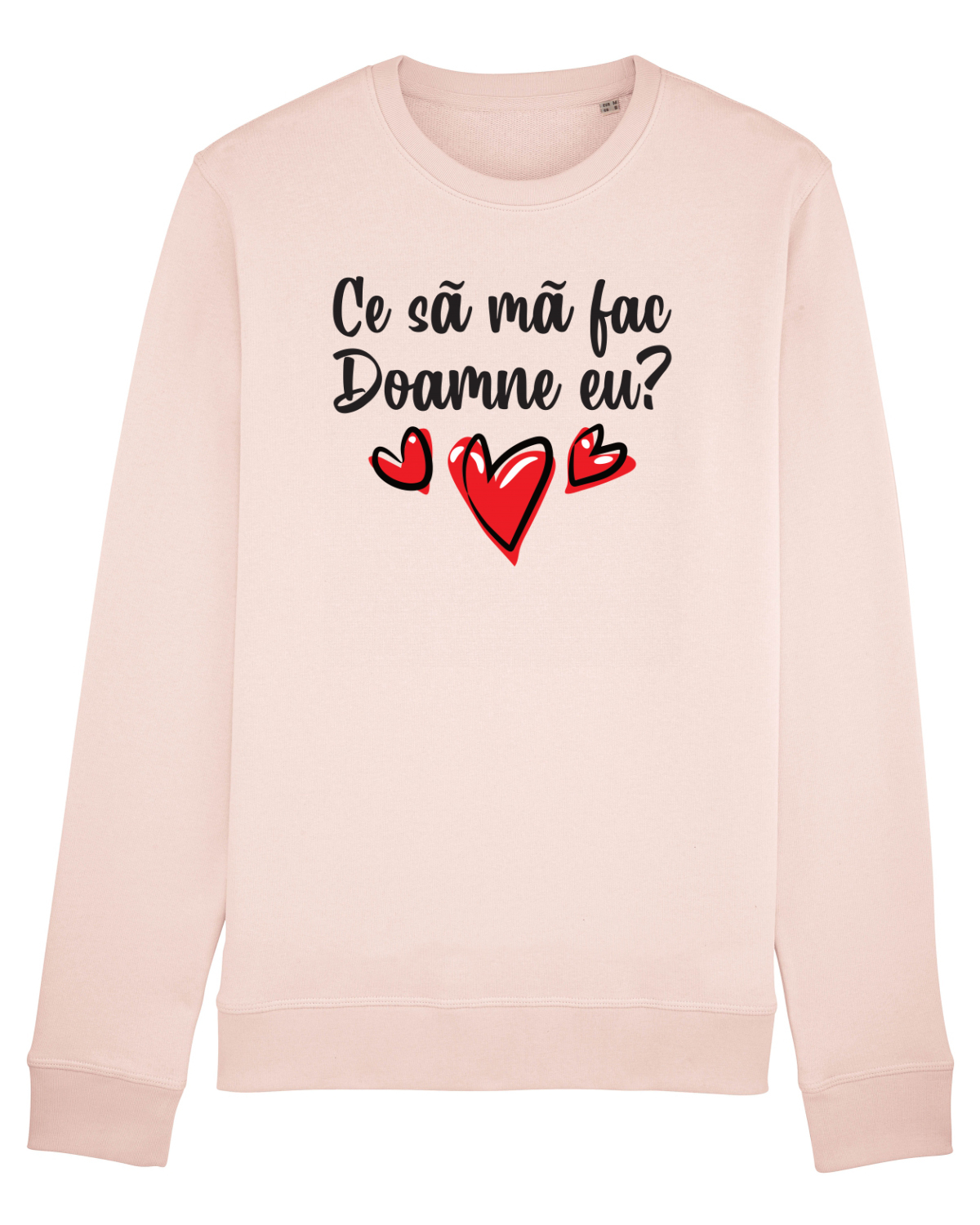 Bluză mânecă lungă Unisex Rise Candy Pink