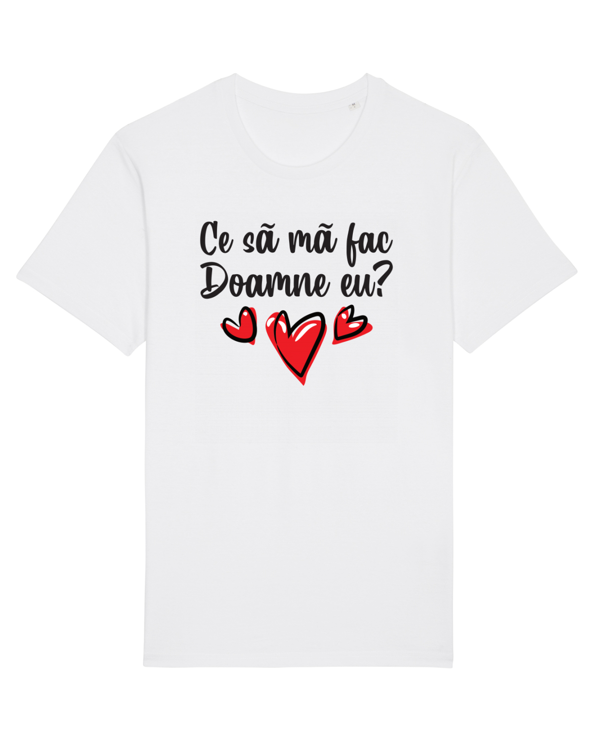 Tricou mânecă scurtă Unisex Rocker White