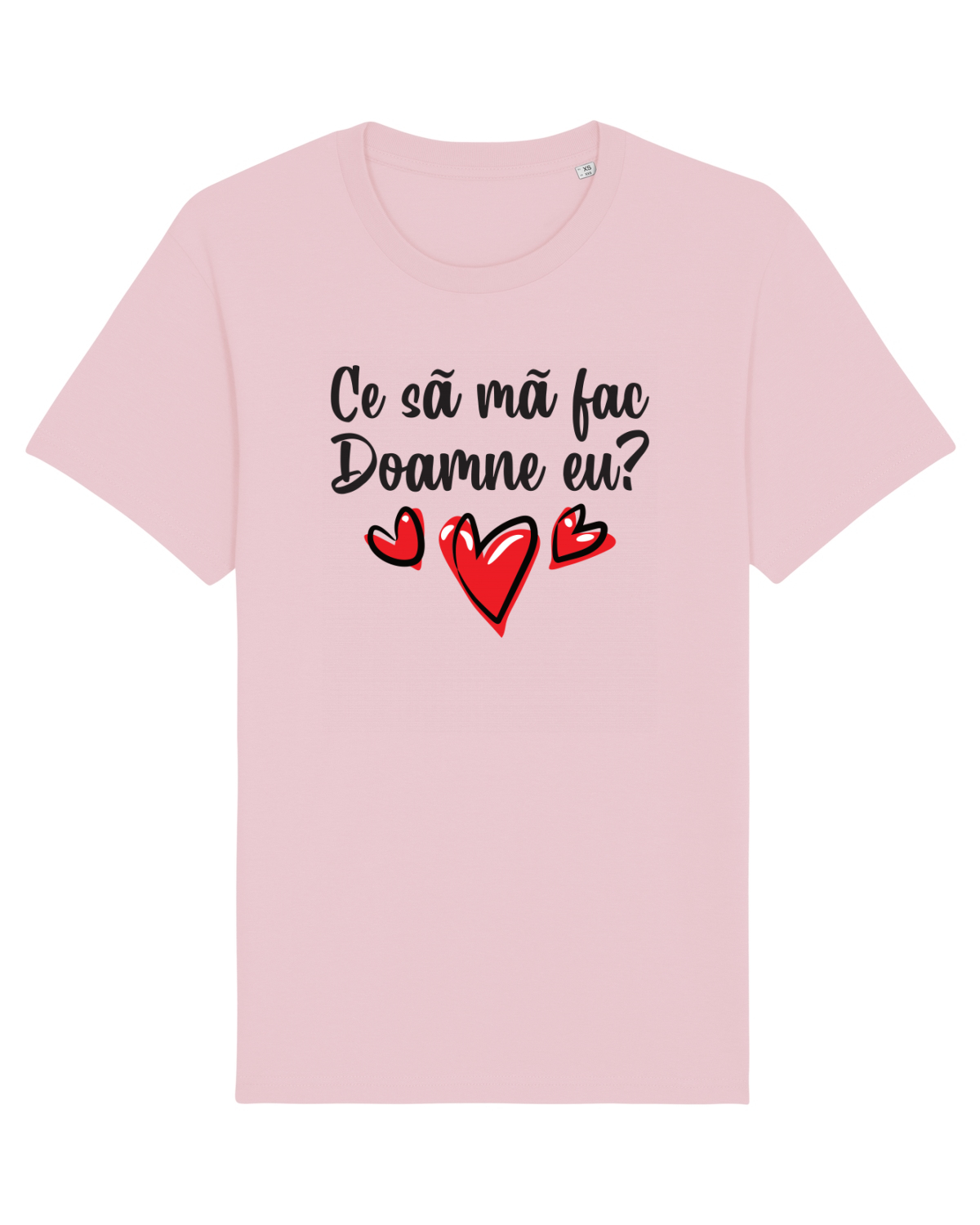 Tricou mânecă scurtă Unisex Rocker Cotton Pink