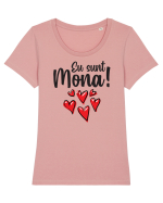 De petrecere - Eu sunt Mona Tricou mânecă scurtă guler larg fitted Damă Expresser