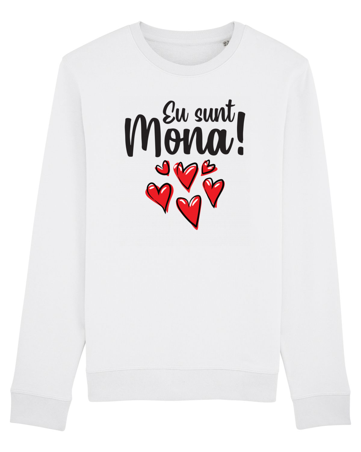 Bluză mânecă lungă Unisex Rise White