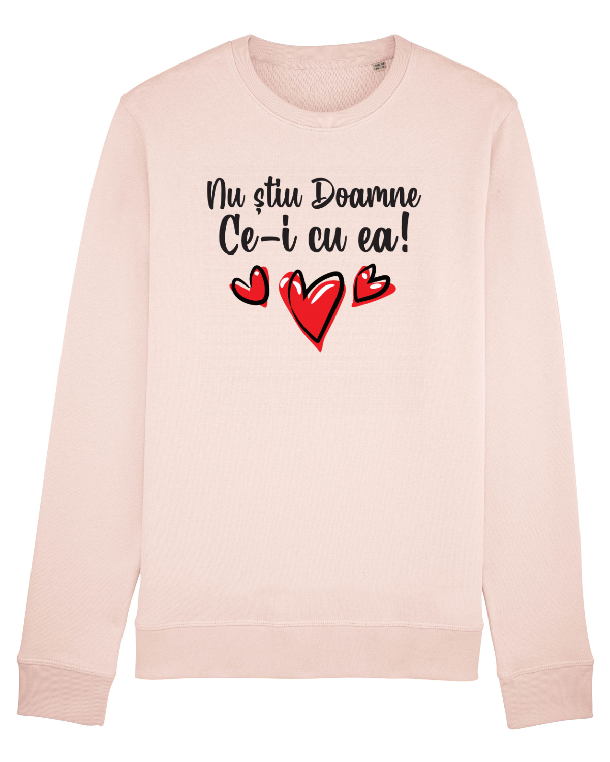 Bluză mânecă lungă Unisex Rise Candy Pink