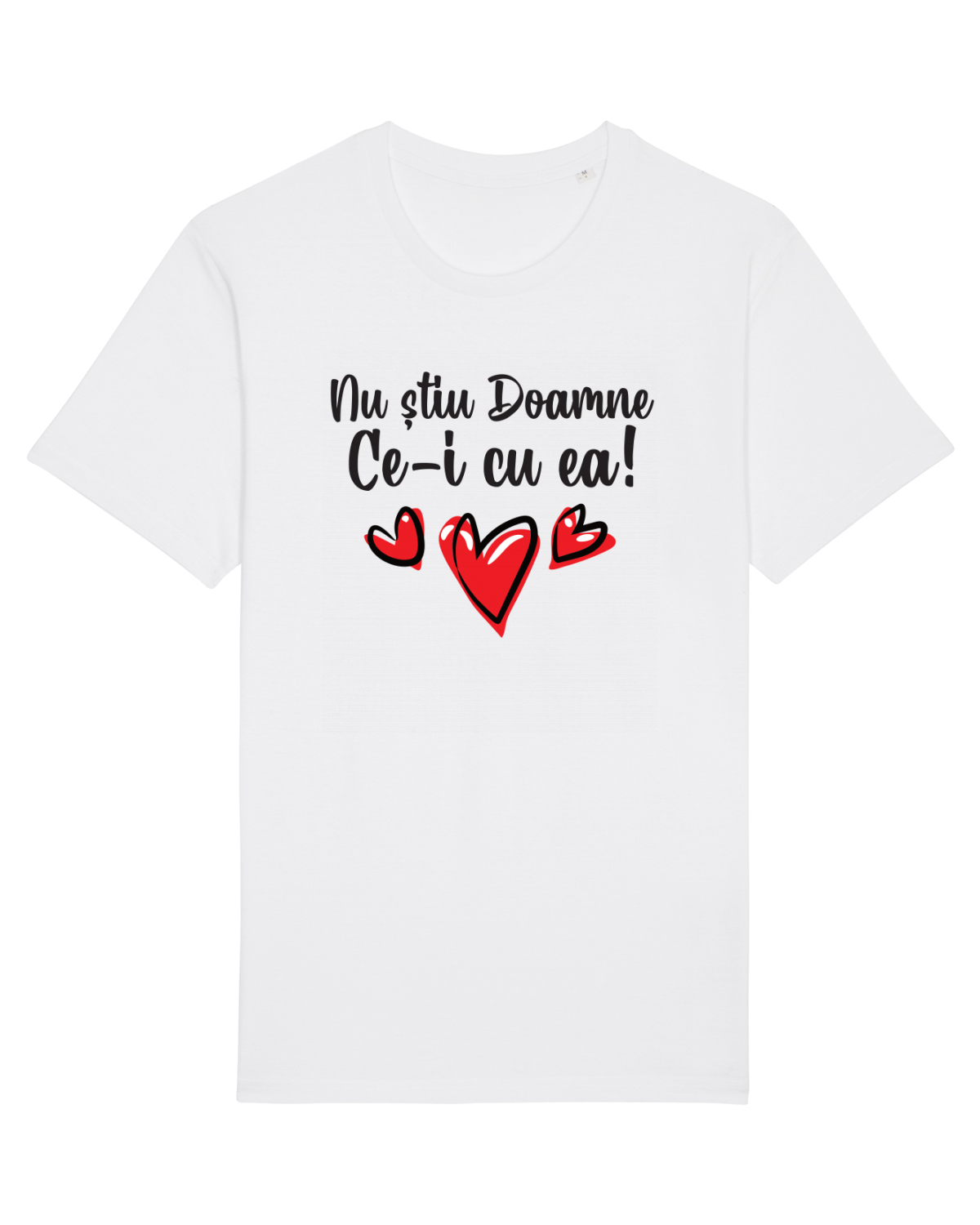 Tricou mânecă scurtă Unisex Rocker White