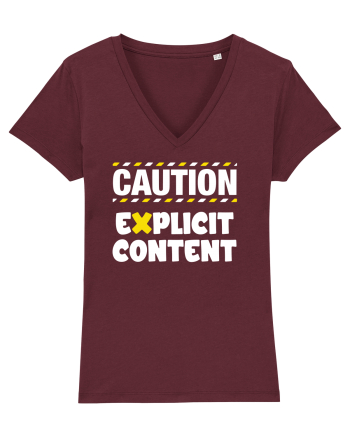 Caution - explicit content Burgundy