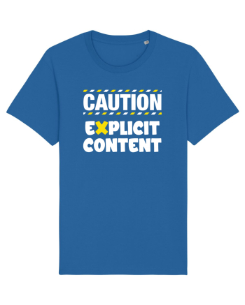 Caution - explicit content Royal Blue