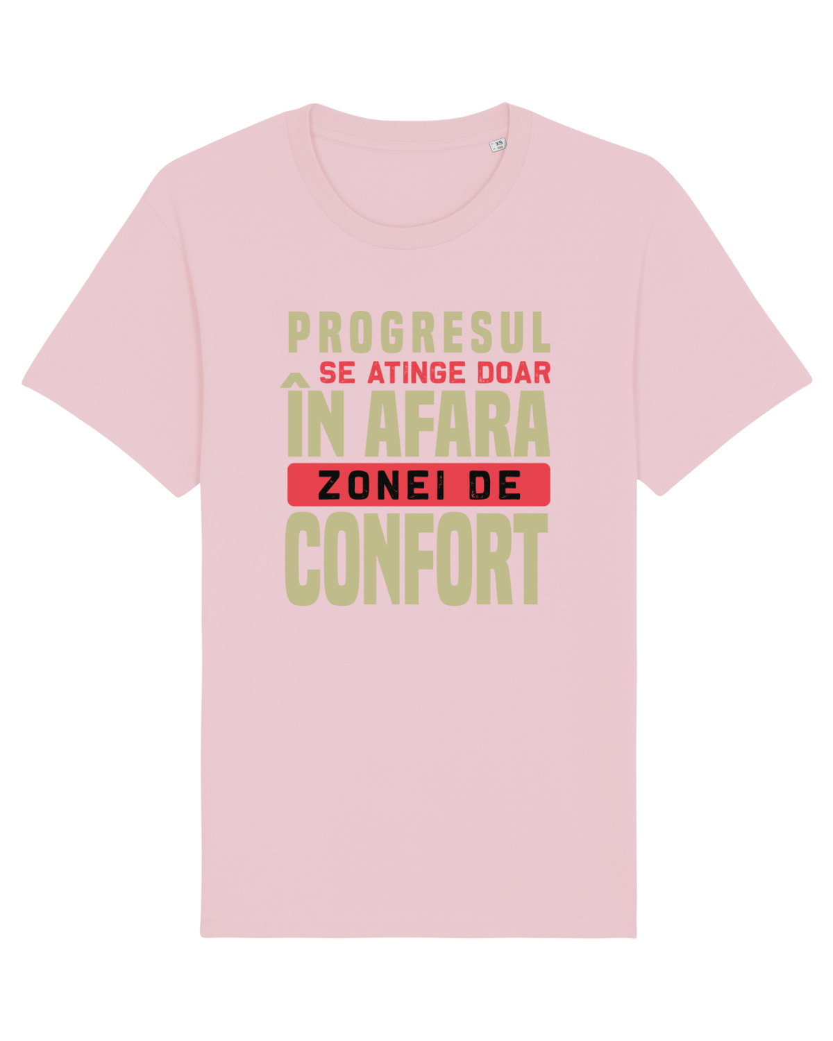 Tricou mânecă scurtă Unisex Rocker Cotton Pink