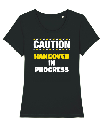 Caution - hangover in progress Black