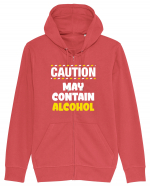 Caution - may contain alcohol Hanorac cu fermoar Unisex Connector
