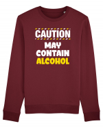 Caution - may contain alcohol Bluză mânecă lungă Unisex Rise