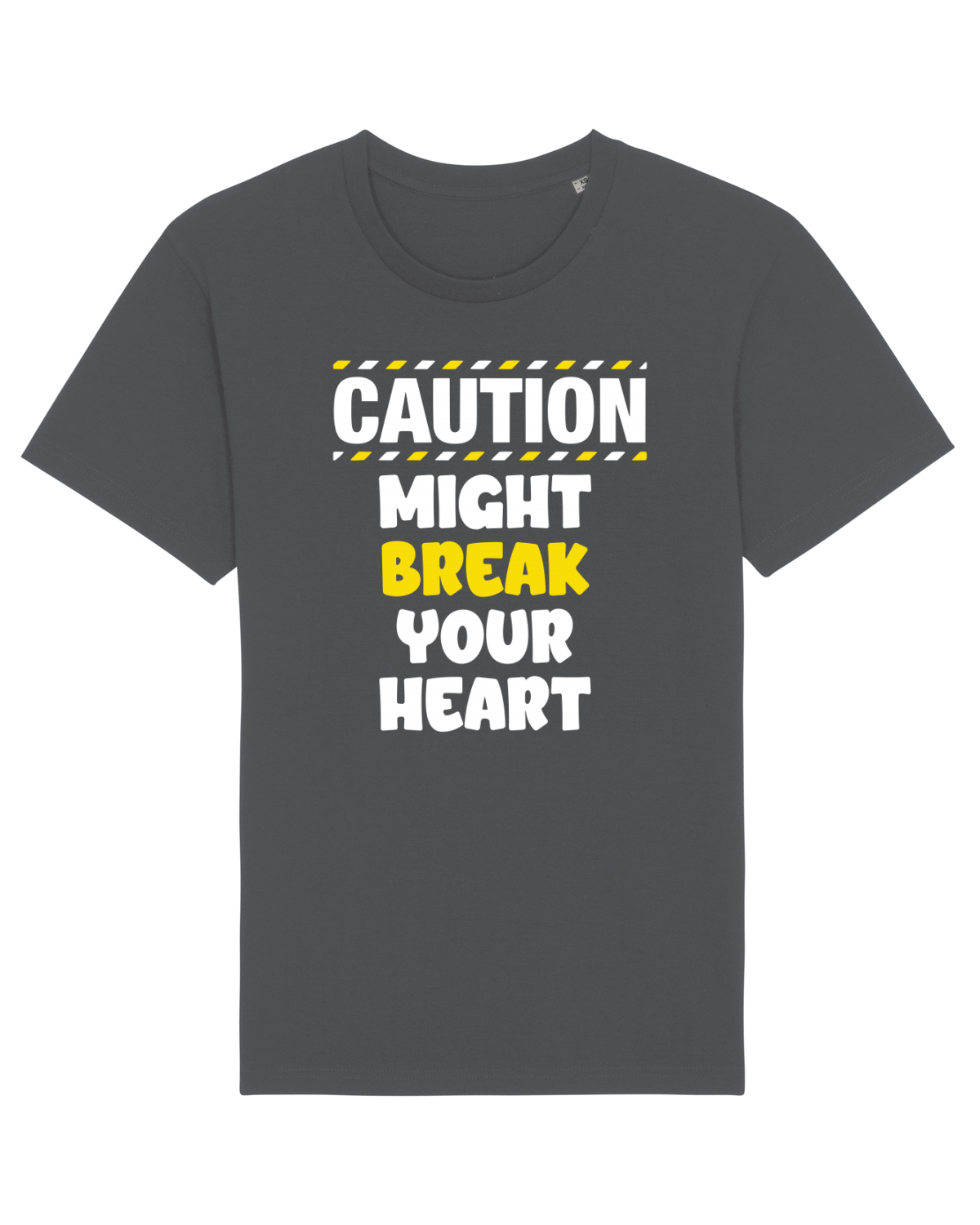 Tricou mânecă scurtă Unisex Rocker Anthracite