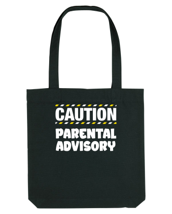 Caution - parental advisory Black