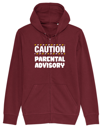 Caution - parental advisory Burgundy