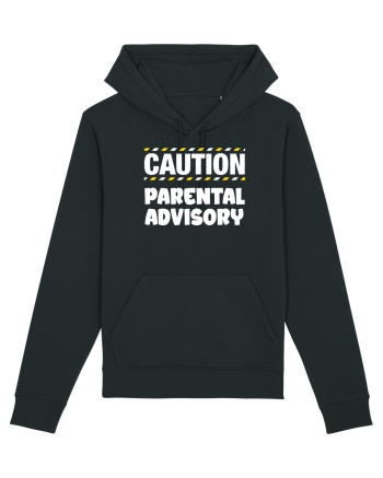 Caution - parental advisory Black