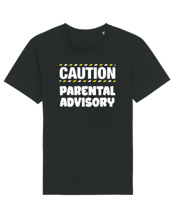 Caution - parental advisory Black