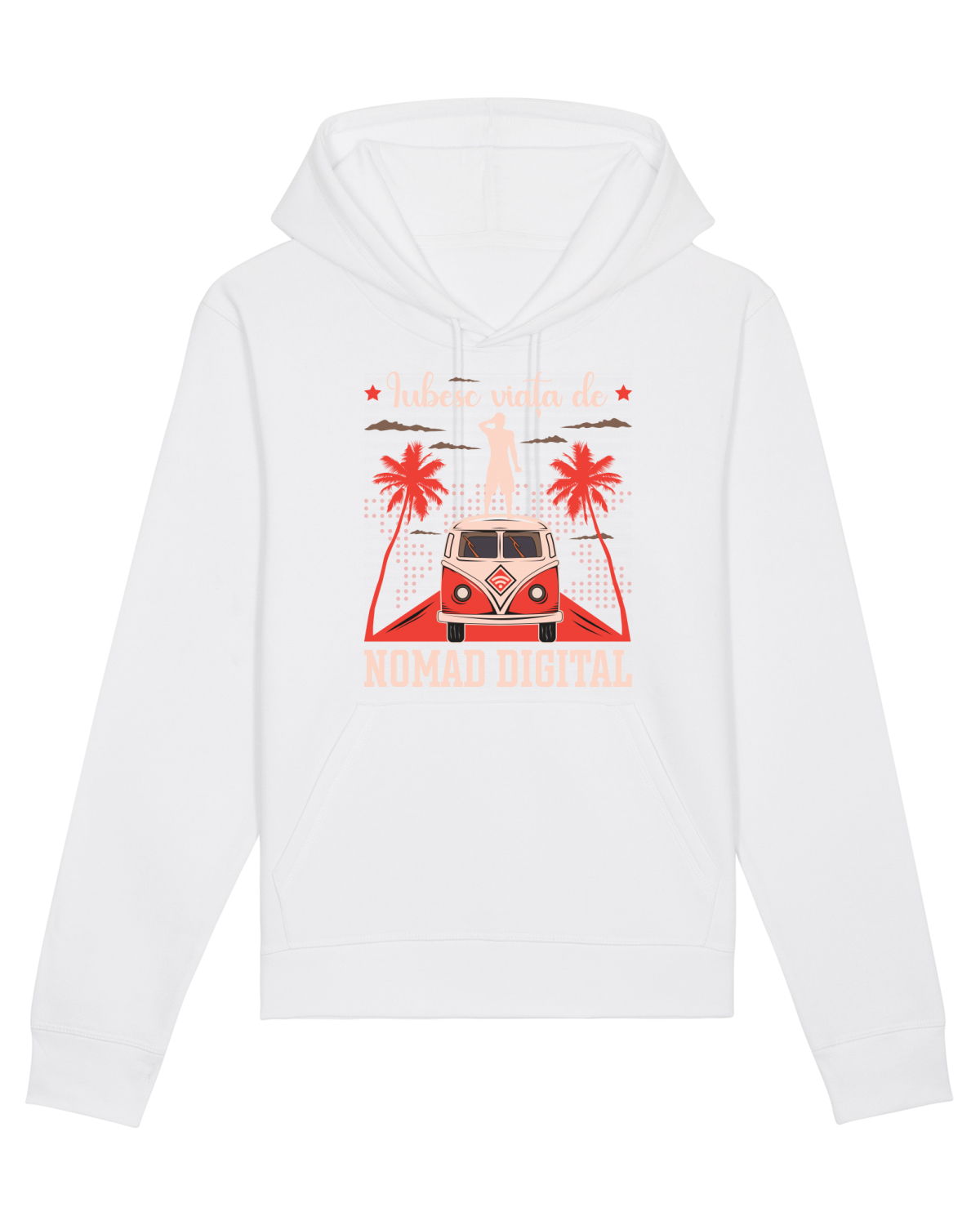 Hanorac Unisex Drummer White