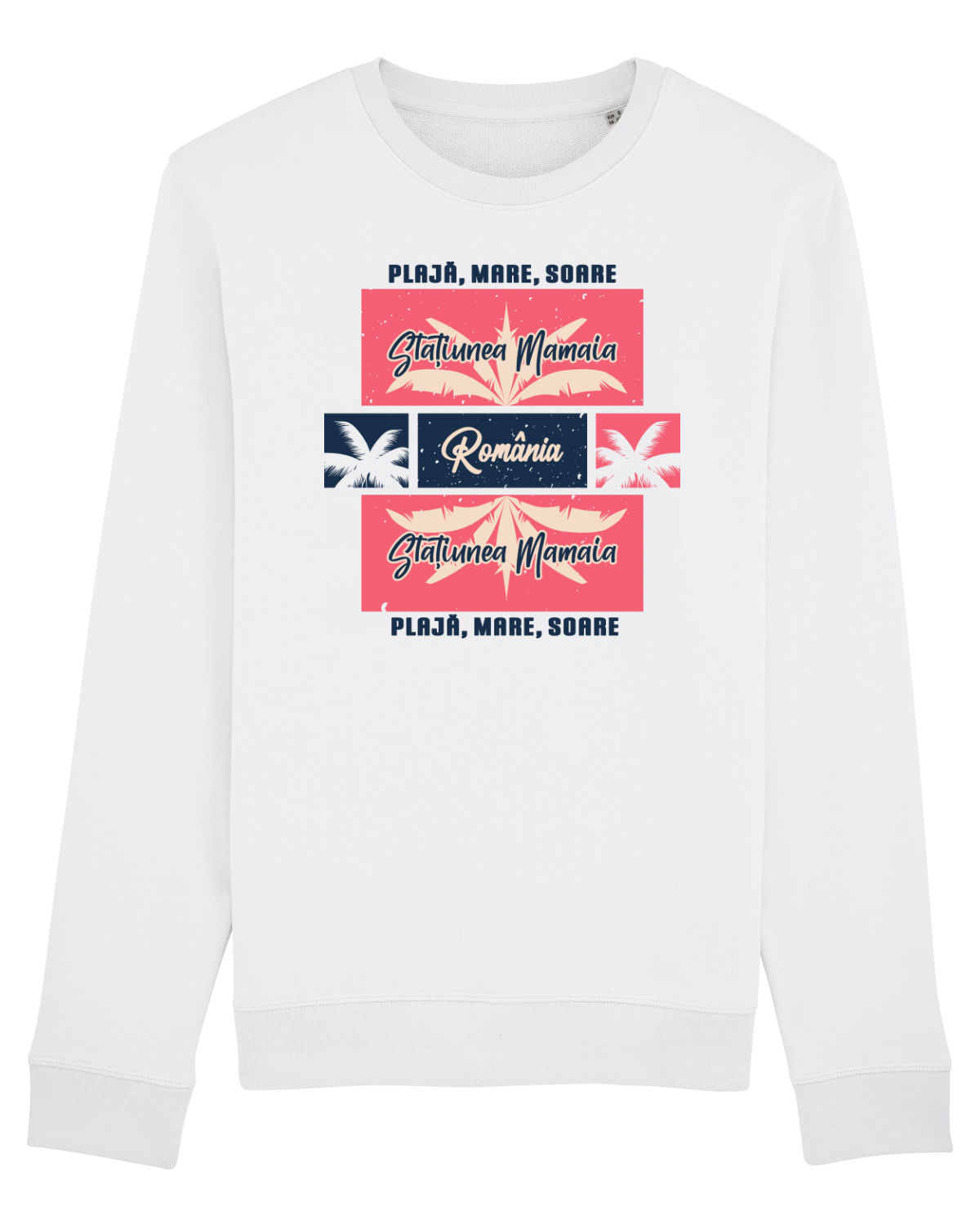 Bluză mânecă lungă Unisex Rise White
