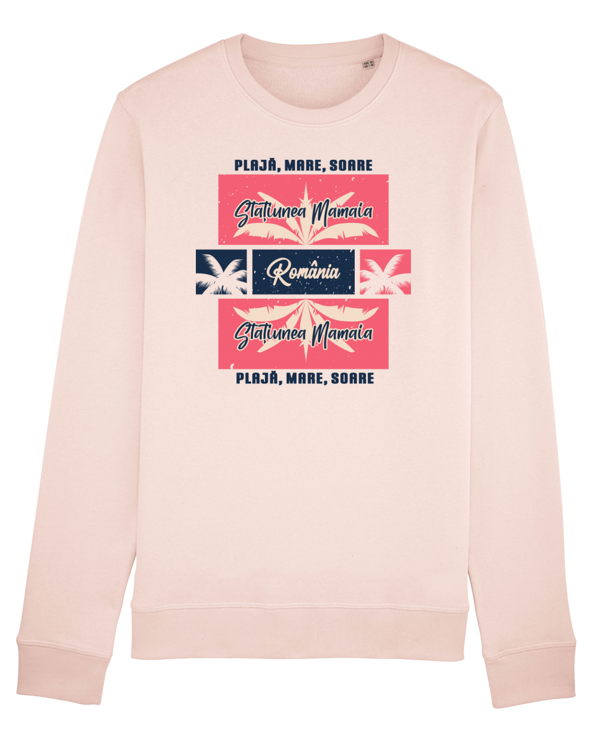 Bluză mânecă lungă Unisex Rise Candy Pink