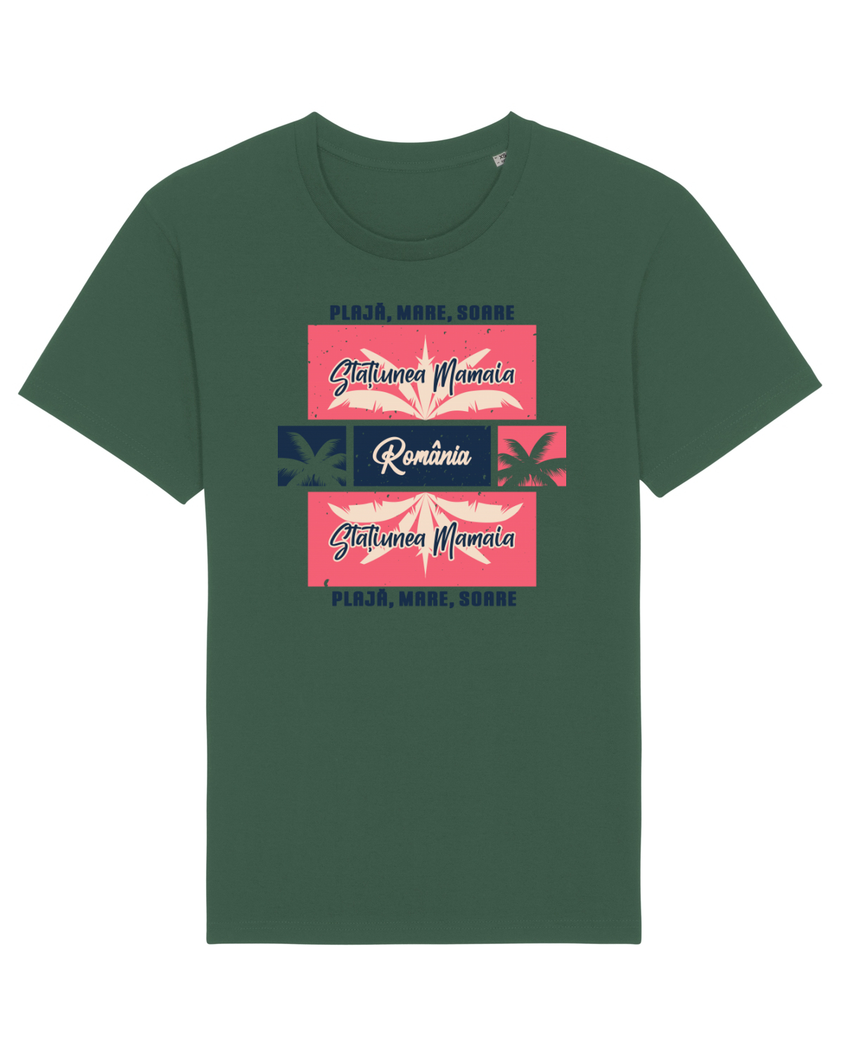Tricou mânecă scurtă Unisex Rocker Bottle Green