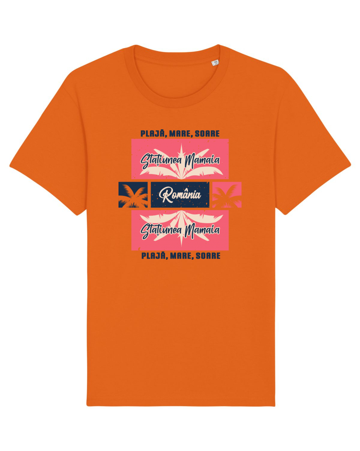 Tricou mânecă scurtă Unisex Rocker Bright Orange