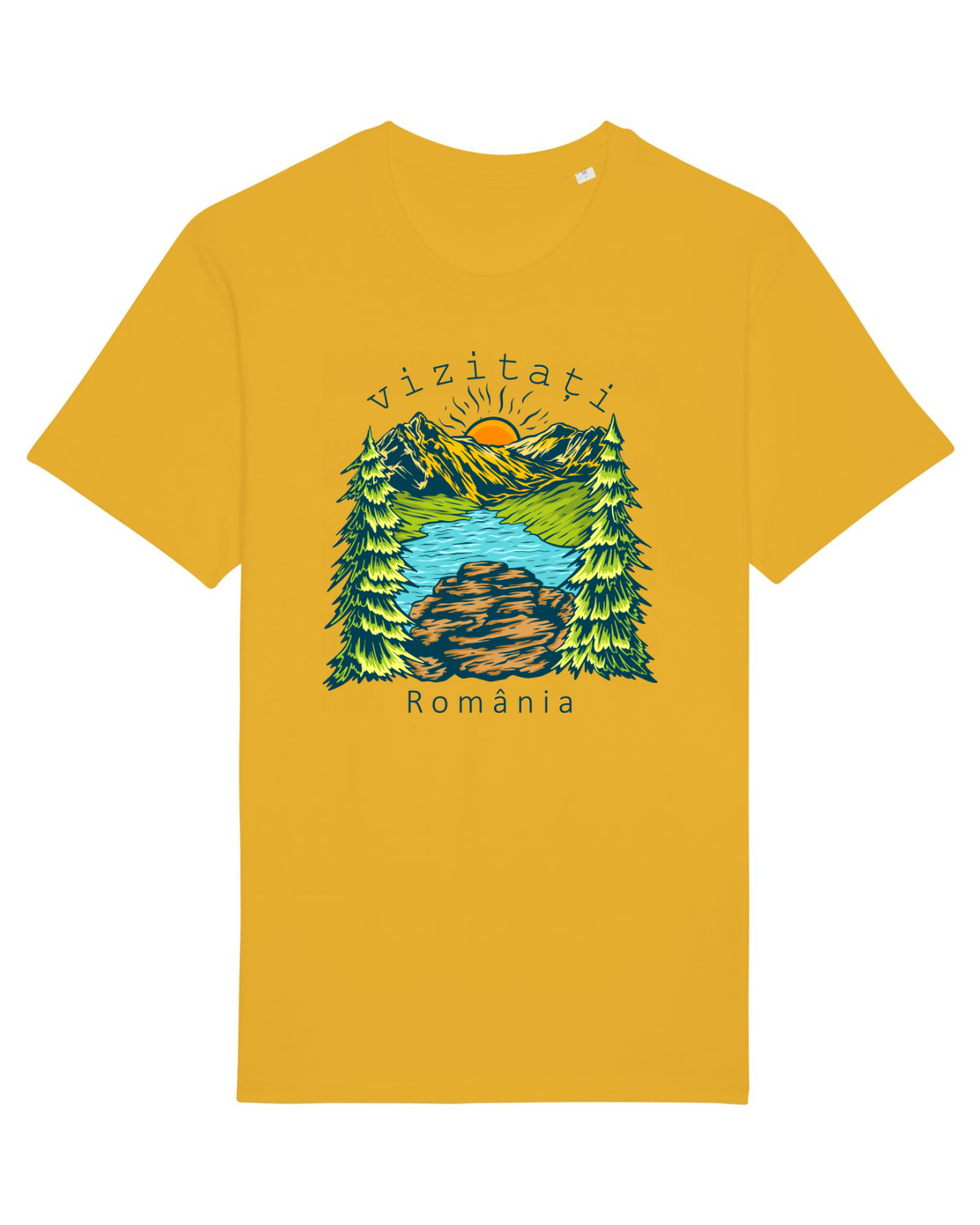 Tricou mânecă scurtă Unisex Rocker Spectra Yellow