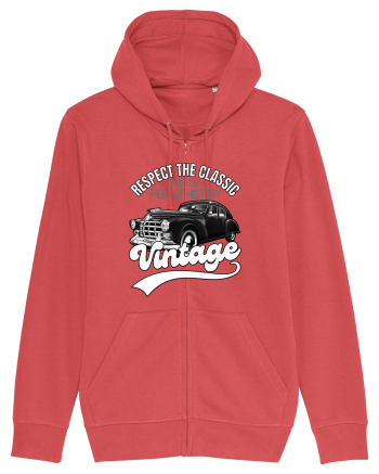 Vintage Classic Car Carmine Red
