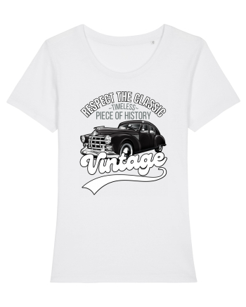 Vintage Classic Car White
