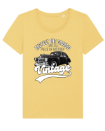 Vintage Classic Car Tricou mânecă scurtă guler larg fitted Damă Expresser