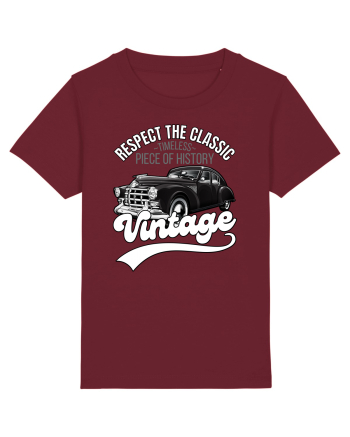 Vintage Classic Car Burgundy