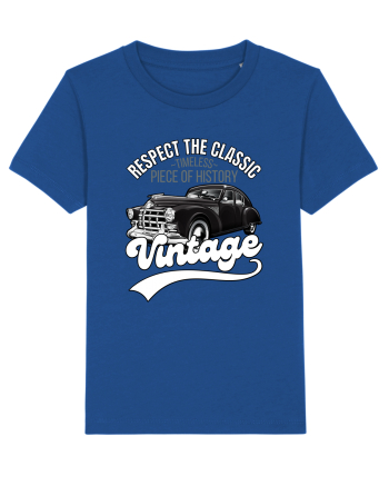 Vintage Classic Car Majorelle Blue