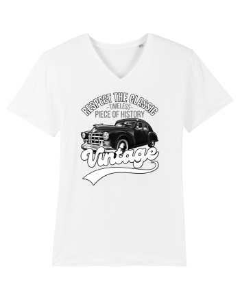 Vintage Classic Car White