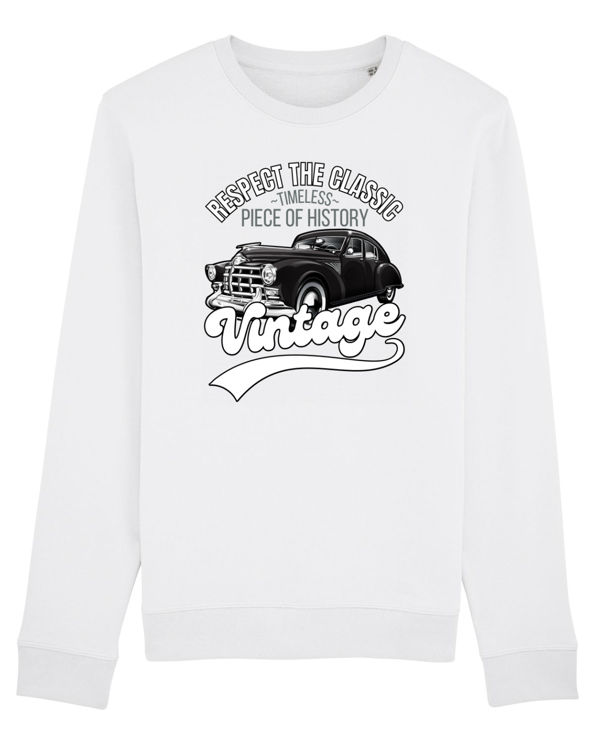 Bluză mânecă lungă Unisex Rise White