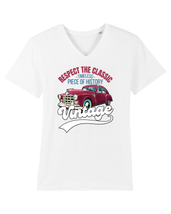 Vintage Classic Car White