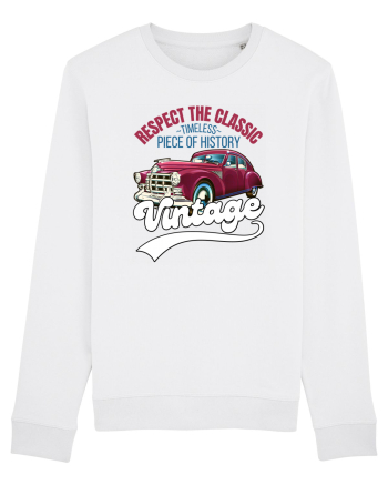 Vintage Classic Car White