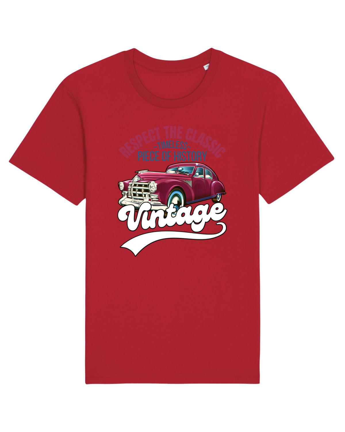 Tricou mânecă scurtă Unisex Rocker Red