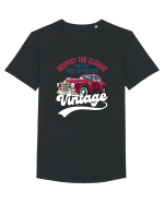 Vintage Classic Car Tricou mânecă scurtă guler larg Bărbat Skater
