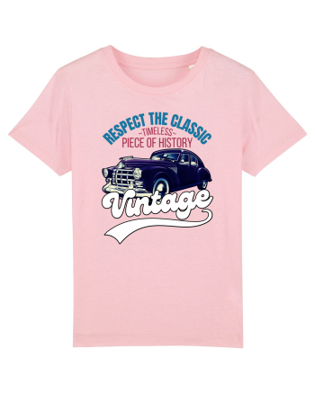Vintage Classic Car Cotton Pink