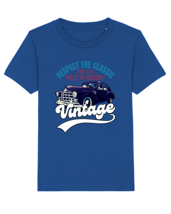 Vintage Classic Car Majorelle Blue