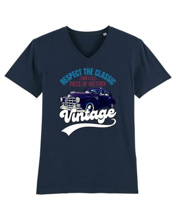 Vintage Classic Car French Navy
