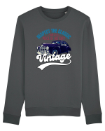 Vintage Classic Car Bluză mânecă lungă Unisex Rise