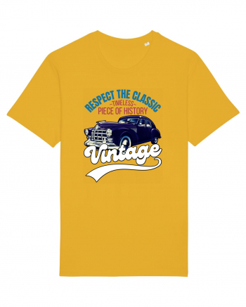 Vintage Classic Car Spectra Yellow