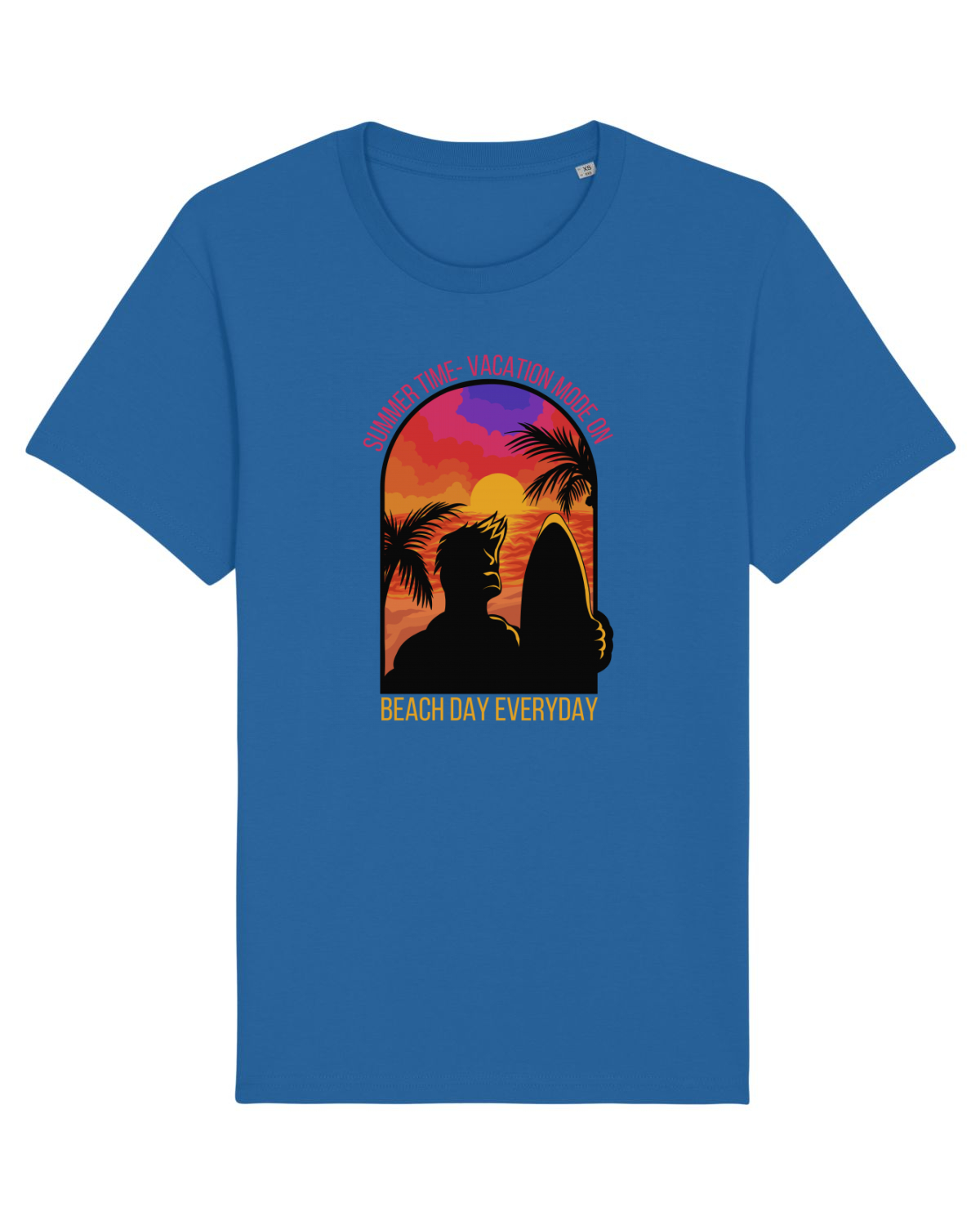 Tricou mânecă scurtă Unisex Rocker Royal Blue