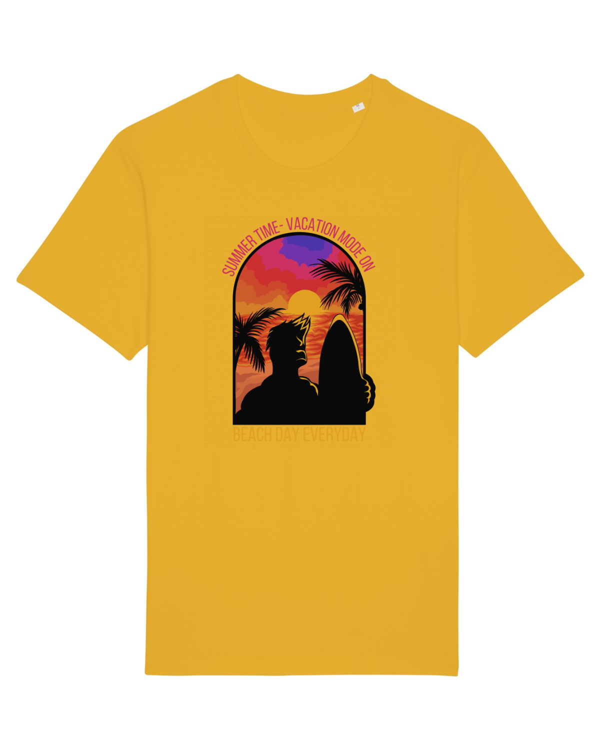 Tricou mânecă scurtă Unisex Rocker Spectra Yellow