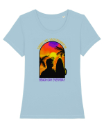 Vacation Mode On Tricou mânecă scurtă guler larg fitted Damă Expresser